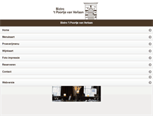 Tablet Screenshot of hetpoortje.nl
