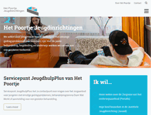 Tablet Screenshot of hetpoortje.nu